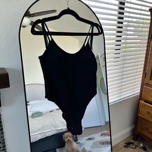 BRAND NEW with tags black body/swim suit.